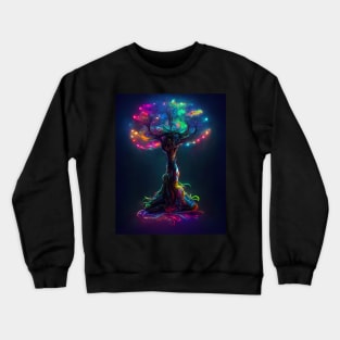 Cosmos Wishing Tree of Life and Dreams Crewneck Sweatshirt